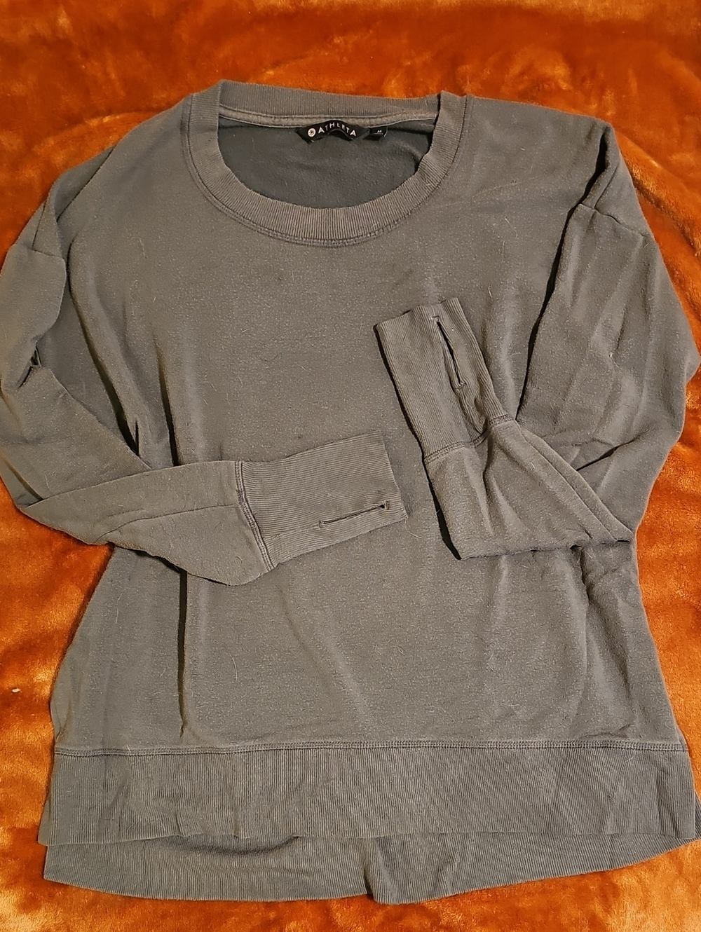 Athleta Women's Crewneck Sweatshirt - Charcoal Gray